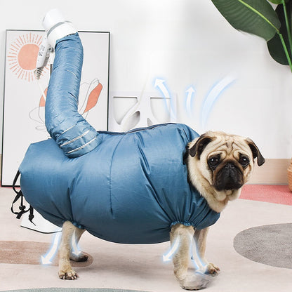 Portable Pet Drying Bag – Foldable Dog & Cat Hair Dryer Bag