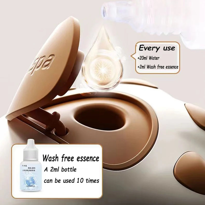 3-In-1 Pet Steam Spa Brush – Massage, Detangle & De-Shed