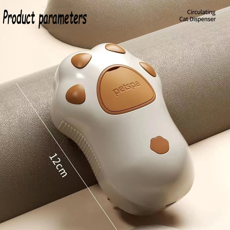 3-In-1 Pet Steam Spa Brush – Massage, Detangle & De-Shed